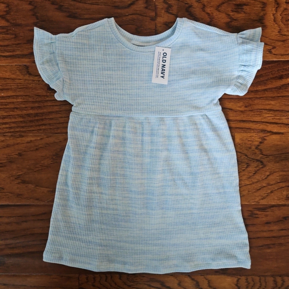 NEW Old Navy Toddler Baby Girl 18-24 Month Blue Short Sleeve dress